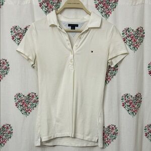 Tommy Hilfiger Women's White Button Down Shirt